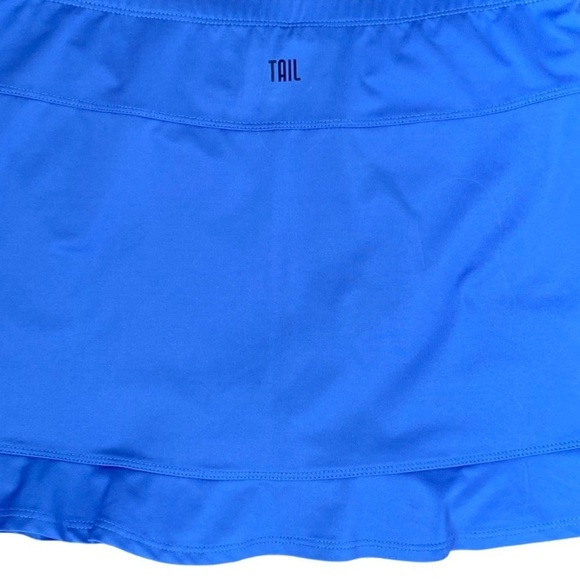 Tail Cornflower Blue Flounce Skort - M cornflower blue , polyester spandex - Picture 6 of 6